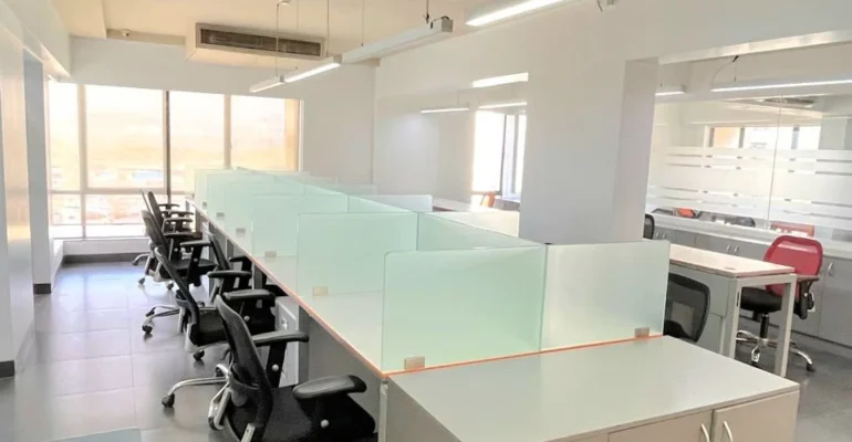 coworking spaces setup in Mohali with modern interiors