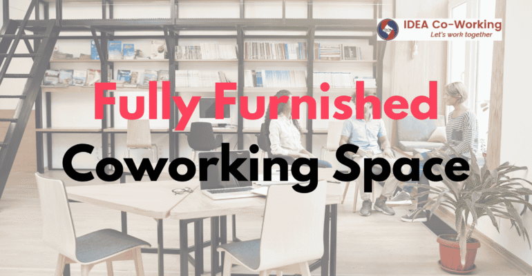 Fully furnished coworking space