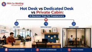 Hot Desk vs Dedicated Desk vs Private Cabin