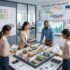 Team comparing office space options during a business expansion
